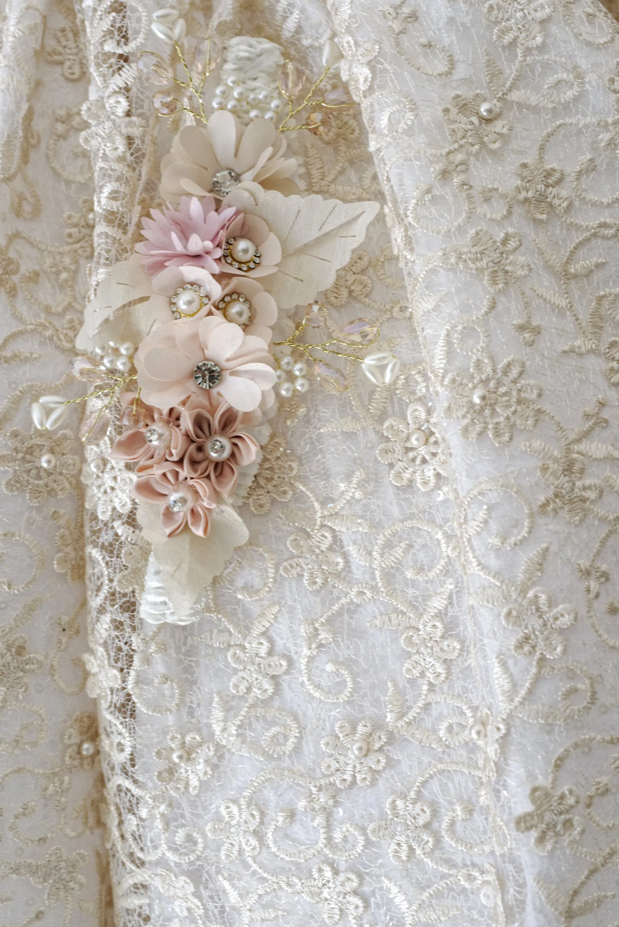 Christening Dress G049   Gold Plated Medal