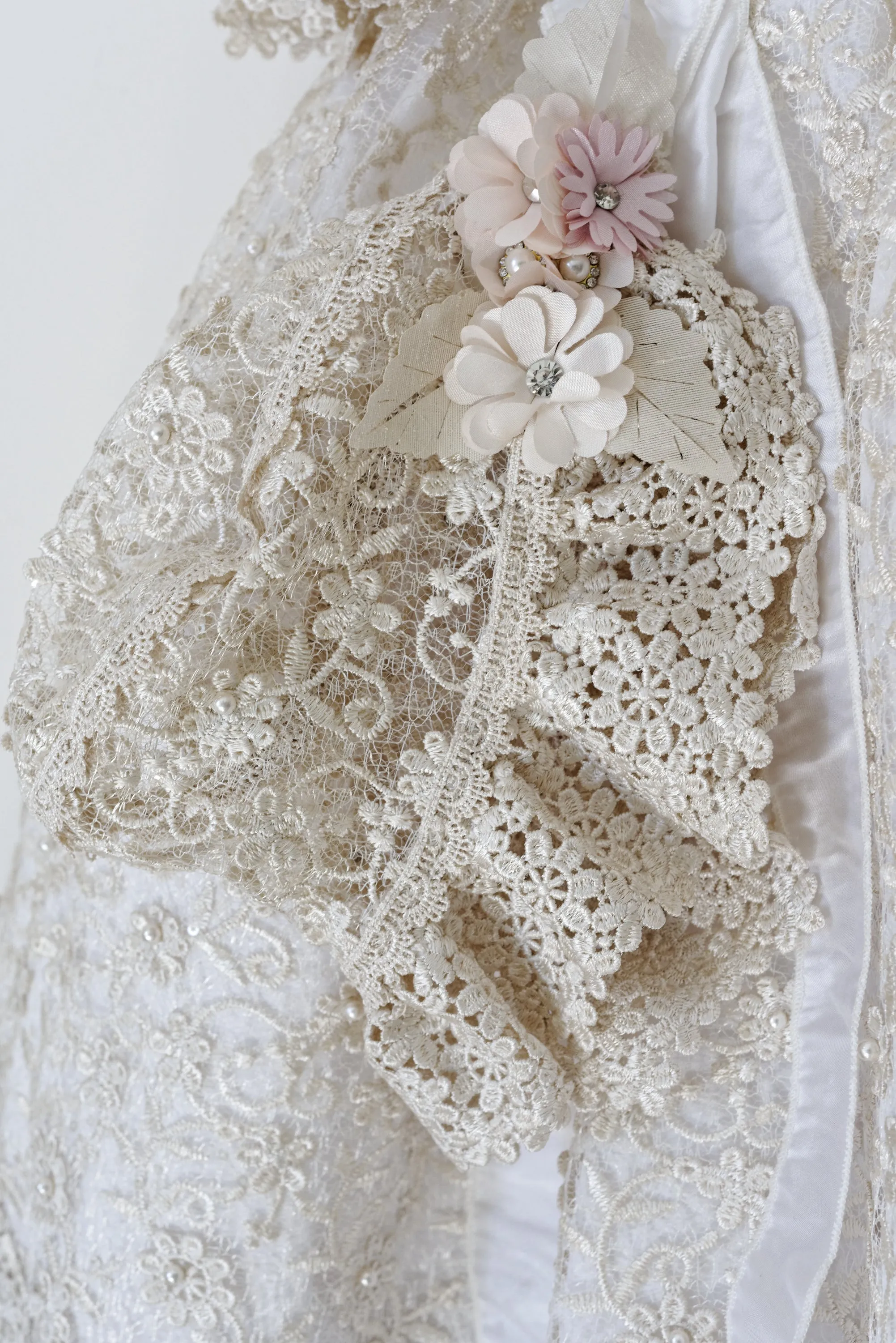 Christening Dress G049   Gold Plated Medal