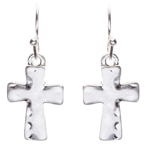 Cross Jewelry Simple Yet Fascinating Spiritual Charm Necklace Set JN223 Blue