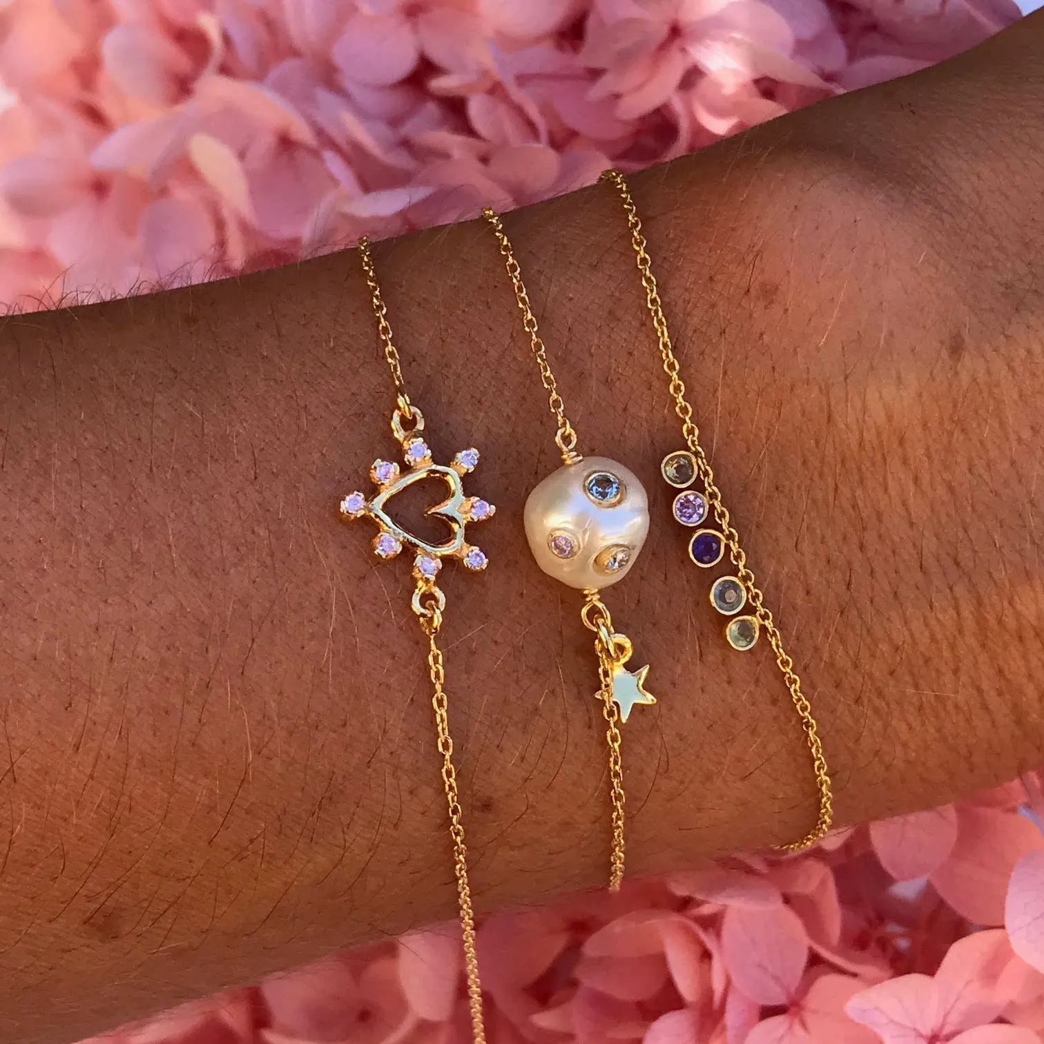 Disco Pearl Bracelet