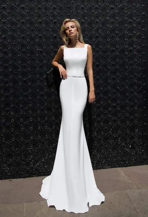 Elegant White Wedding Dress