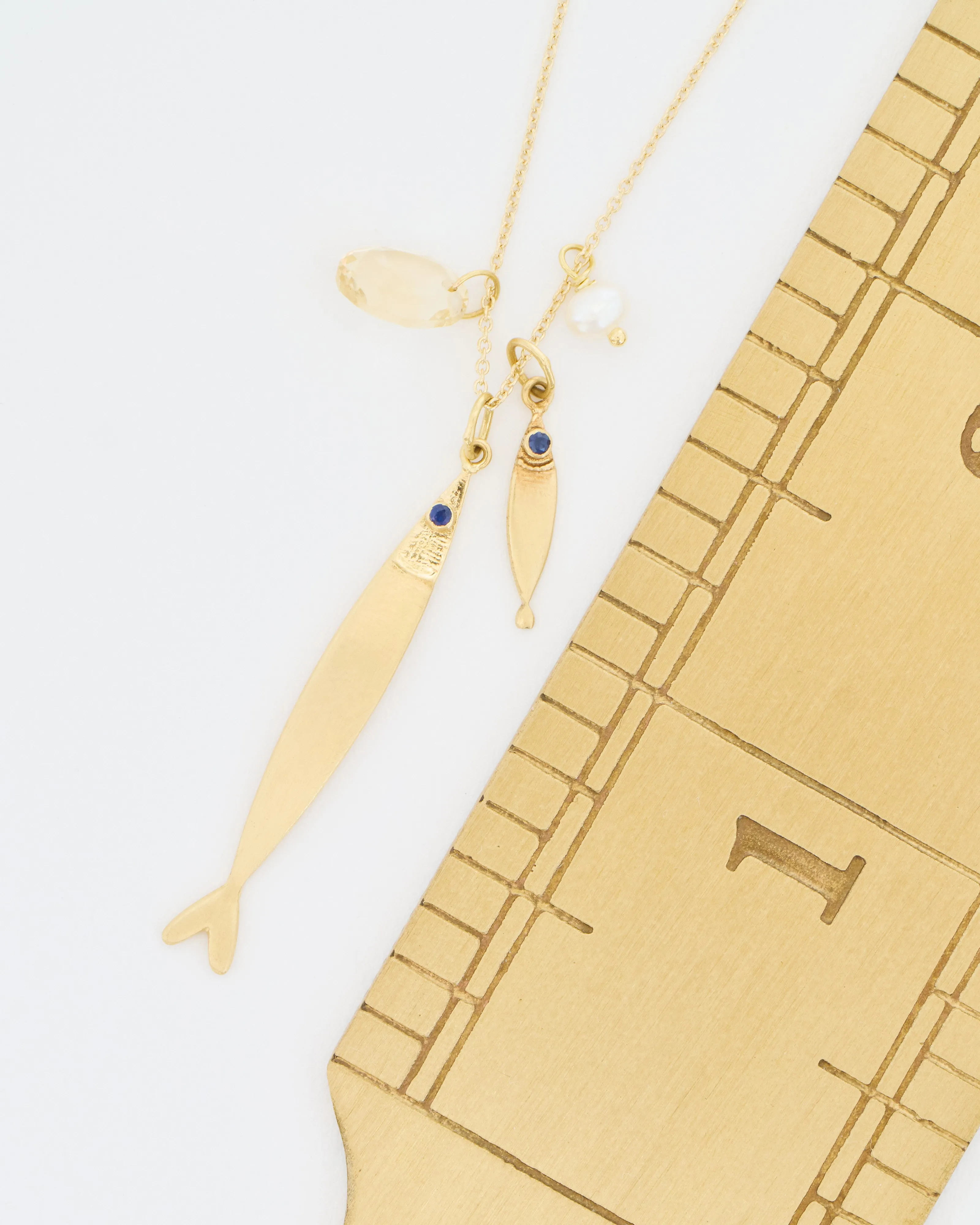 fish charm necklace