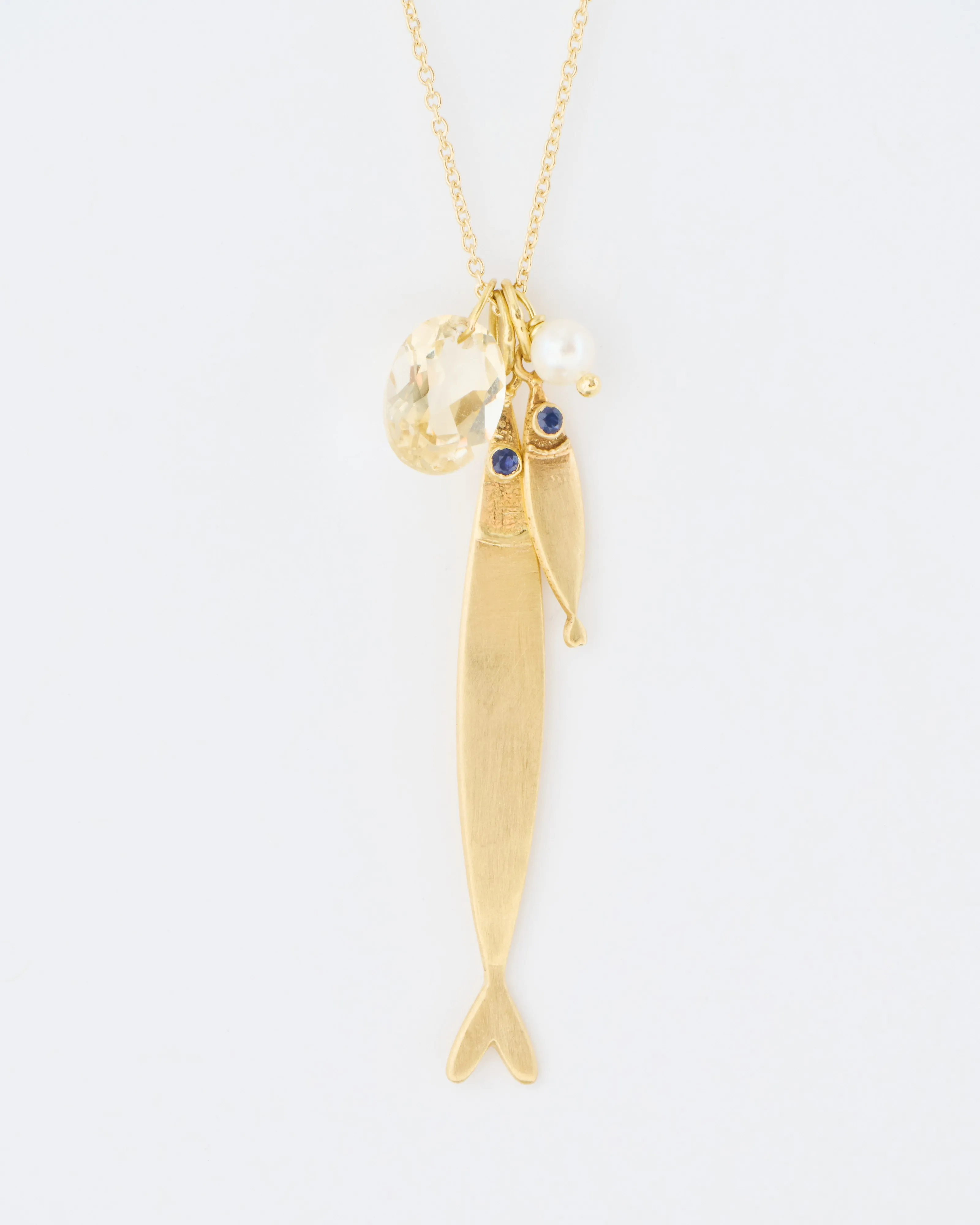 fish charm necklace
