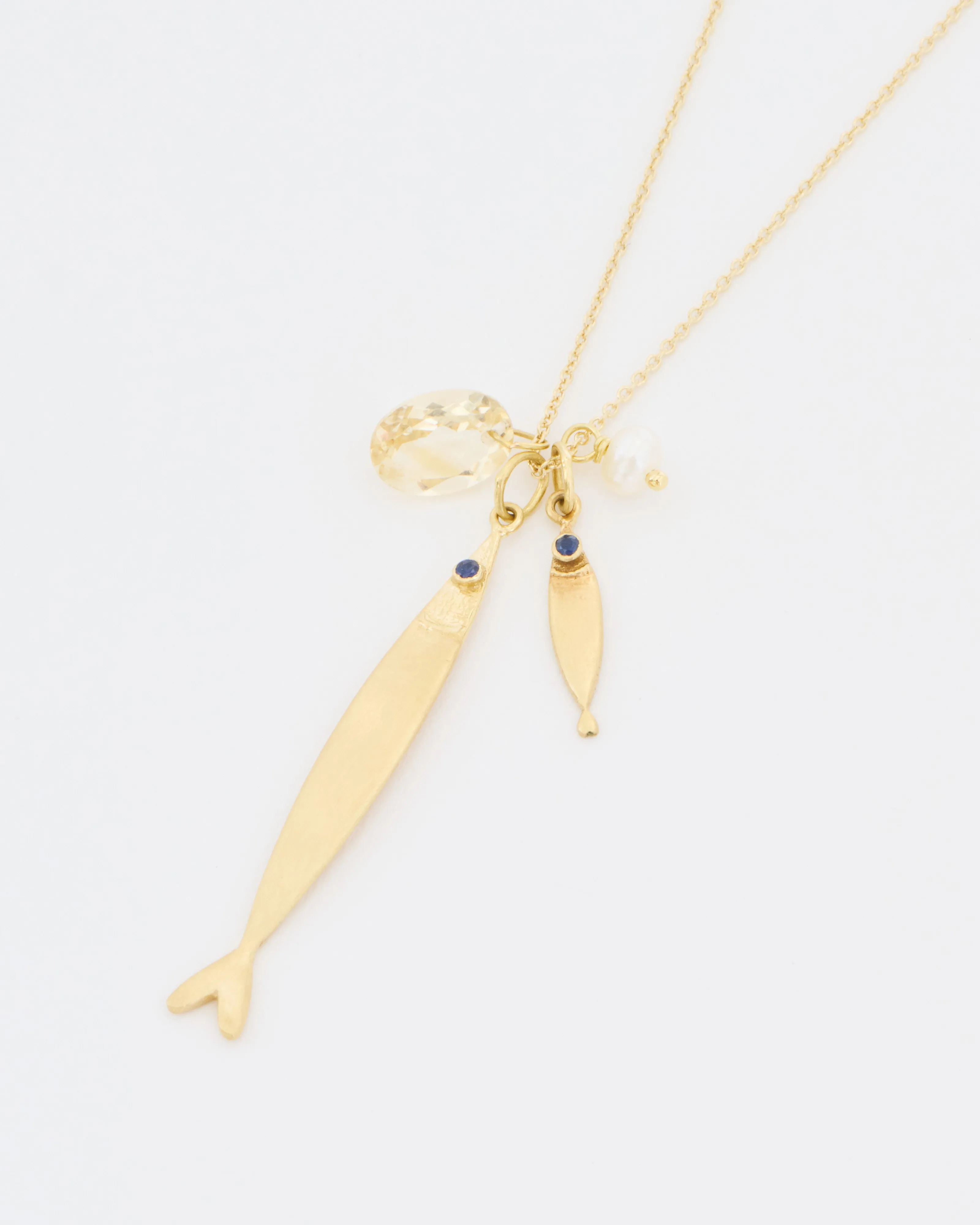 fish charm necklace
