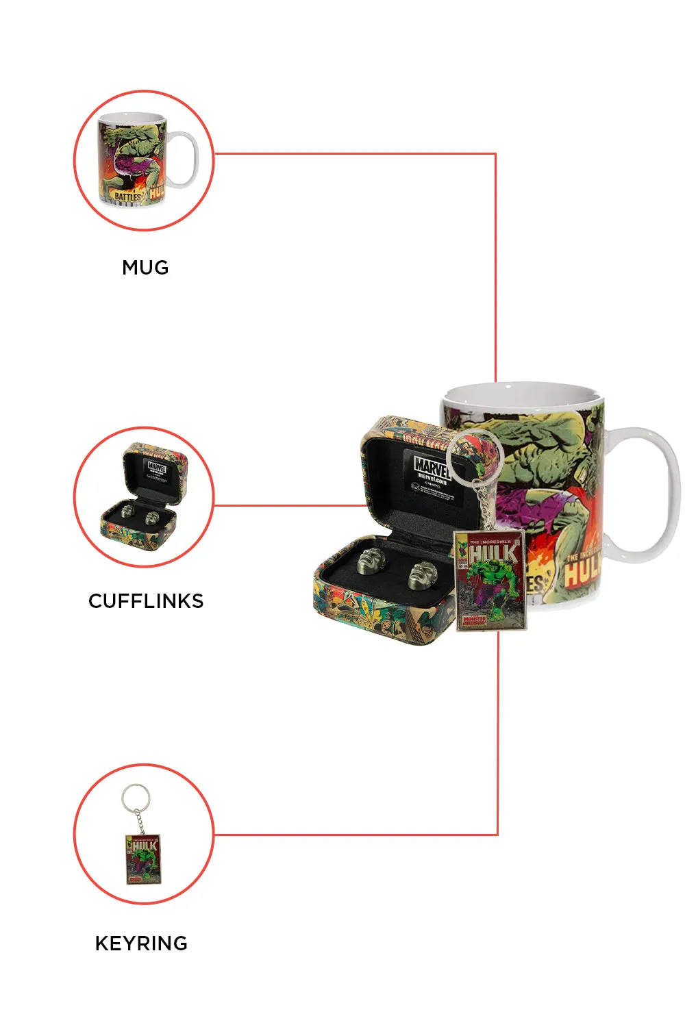 Hulk Fans Gift Set