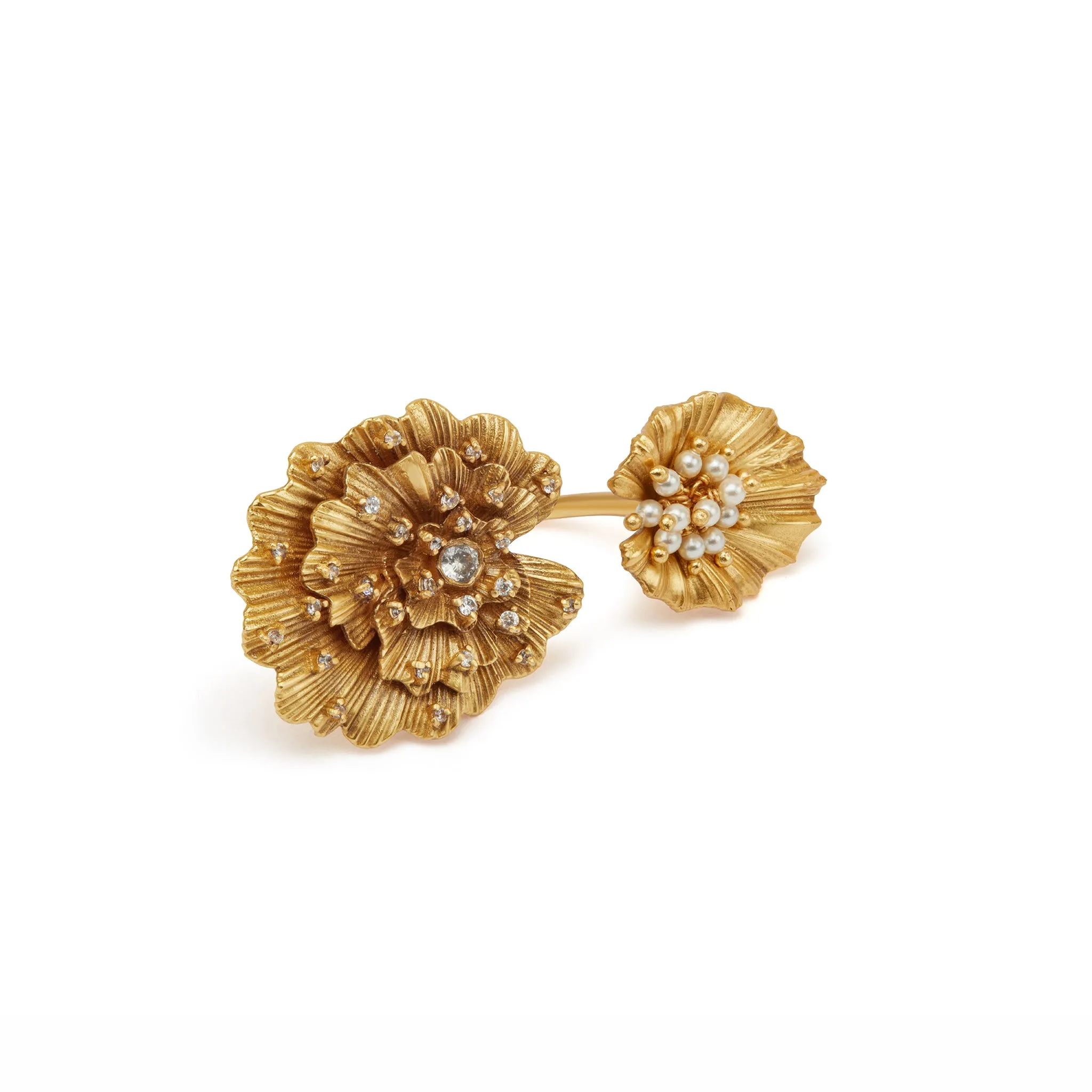 Odeta Double-motif Ring