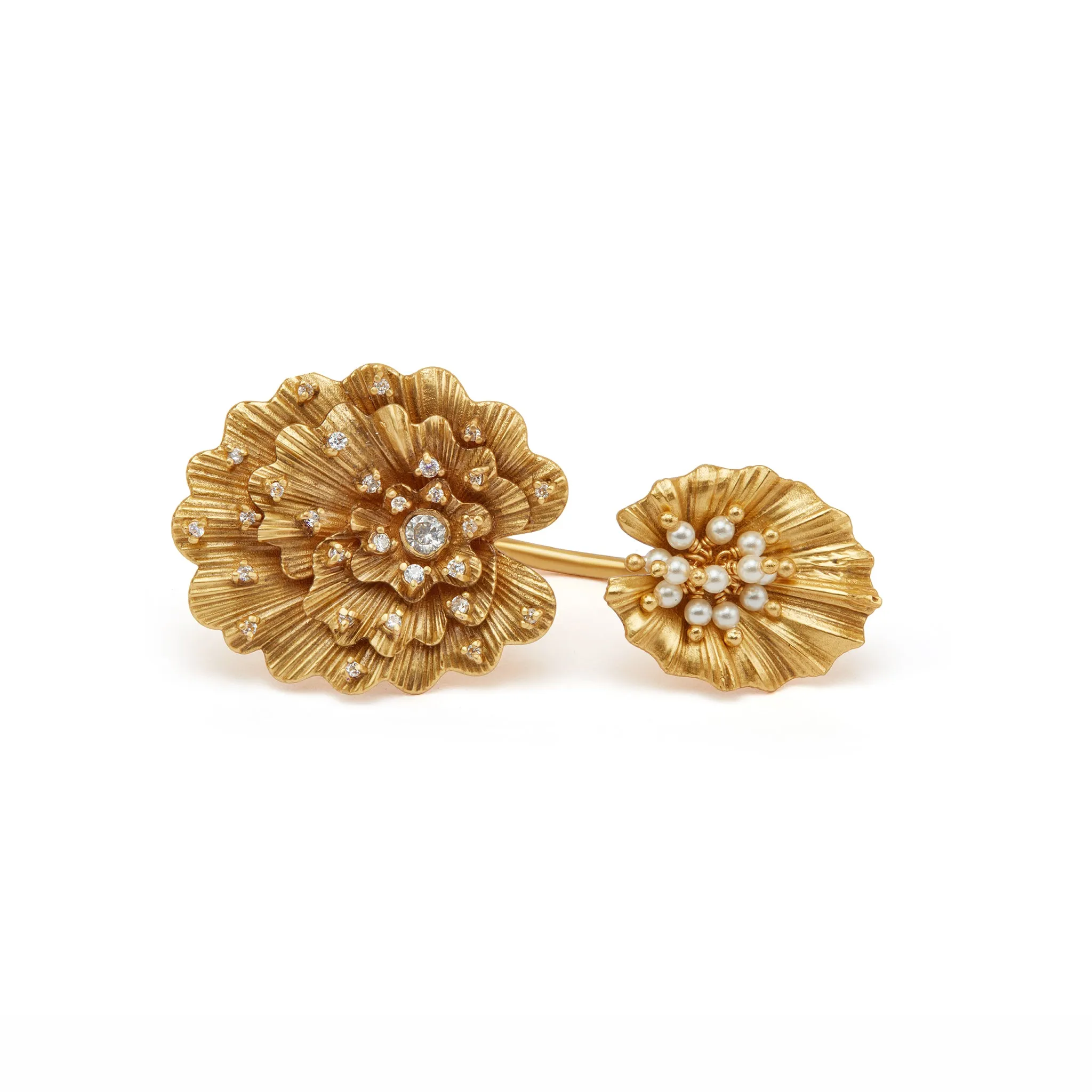 Odeta Double-motif Ring