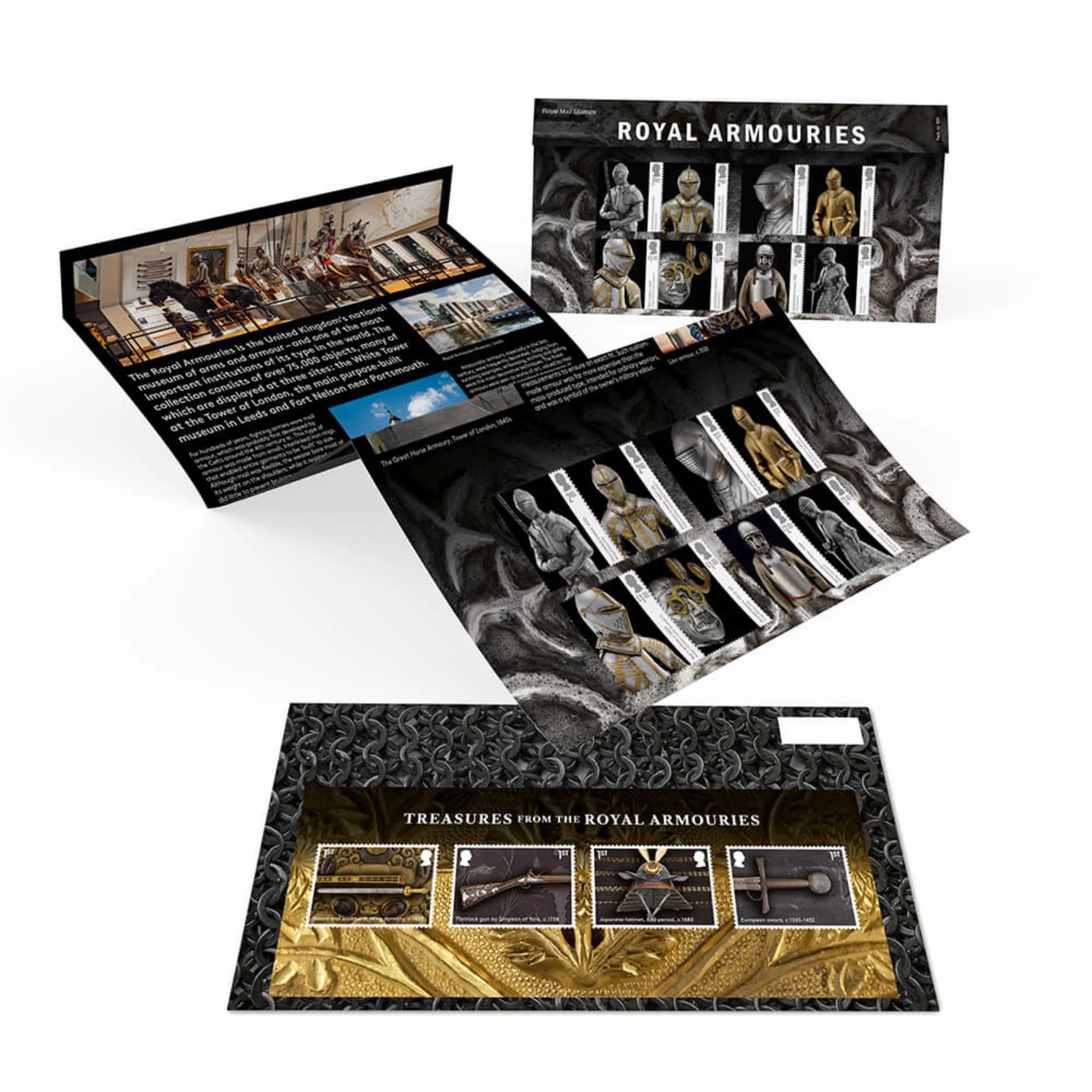 Royal Armouries x Royal Mail Stamp Presentation Pack