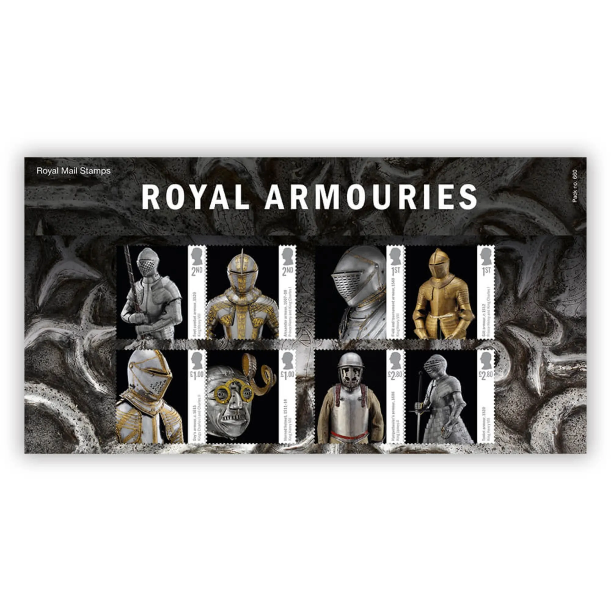 Royal Armouries x Royal Mail Stamp Presentation Pack