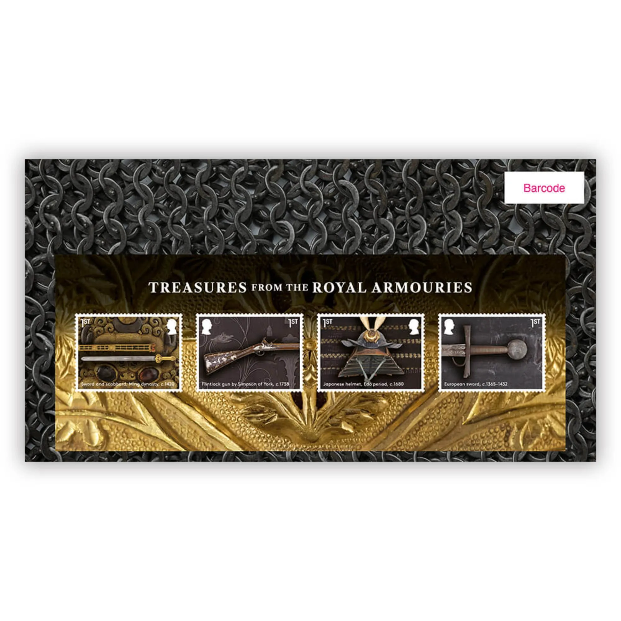 Royal Armouries x Royal Mail Stamp Presentation Pack