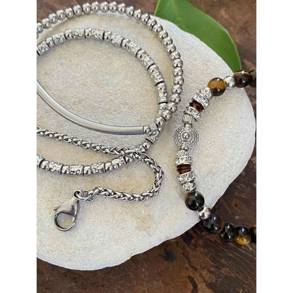 TIGER EYE CRYSTAL BRACELET