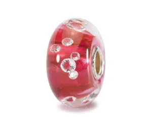 Trollbeads Glass Bead Pink Diamond