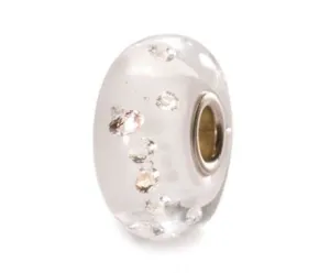 Trollbeads Glass Bead White Diamond